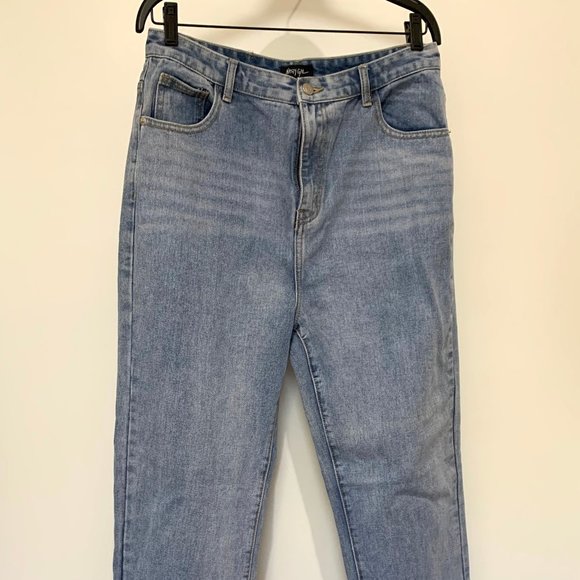 Nasty Gal NWT Slit's Now Or Never Jeans Size 14 - Picture 5 of 10